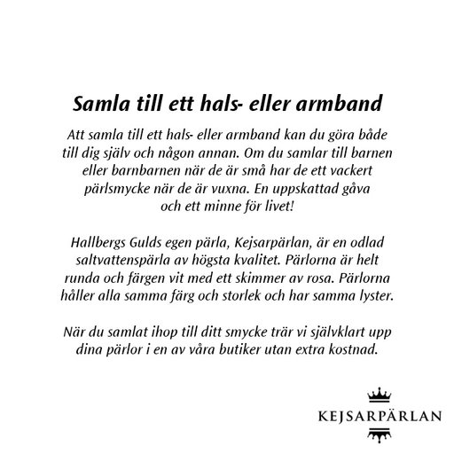 Odlad saltvattenpärla